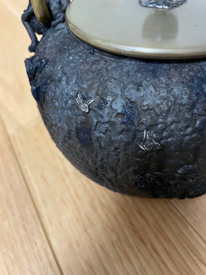 整*屋様 鉄瓶　日本亀文　亀文堂　鉄瓶