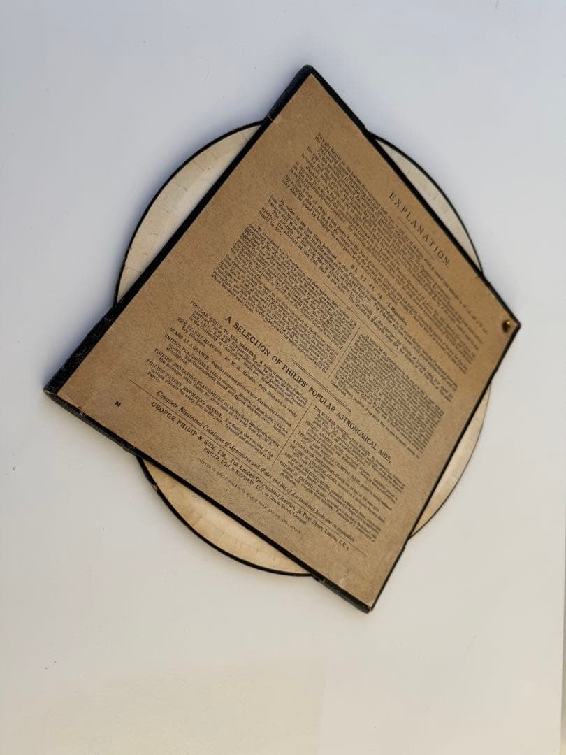 フィリップス　星座早見盤（イギリス製）アンティーク　ヴィンテージ