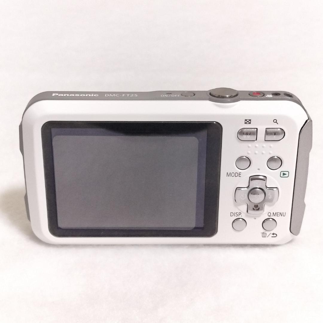 【美品】Panasonic Lumix DMC-FT25 ホワイト 防水デジカメ