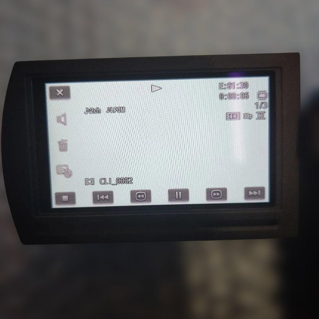 SONY FDR-AXP35 4Kビデオカメラと修理パーツ 訳あり