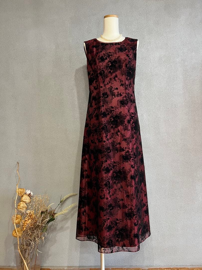 日本製東京ソワールSOIRDOLCEフォーマルワンピース9号