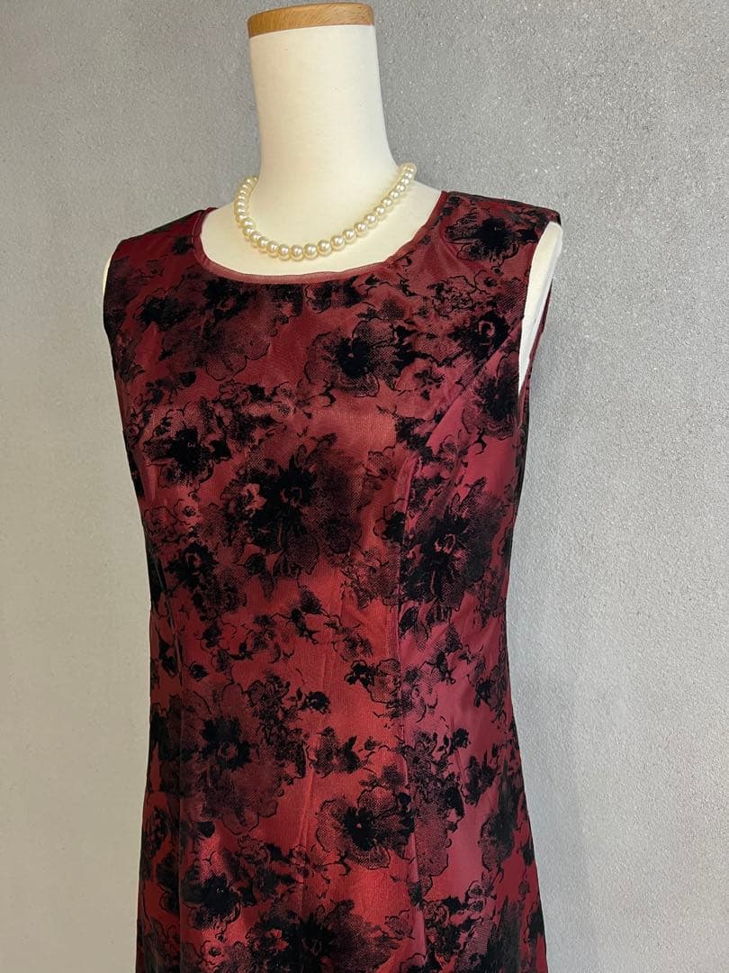 日本製東京ソワールSOIRDOLCEフォーマルワンピース9号