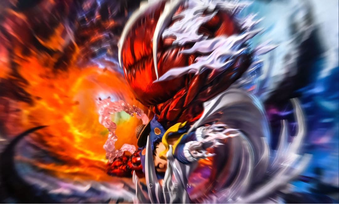 ONE PIECE ワンピース 大猿王銃 ルフィ フィギュア ガレージキット