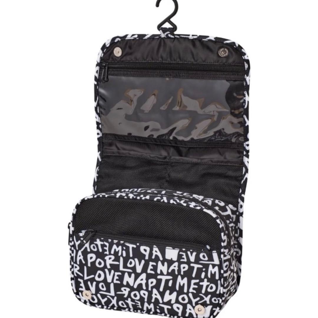 naptime. トラベルポーチ　黒