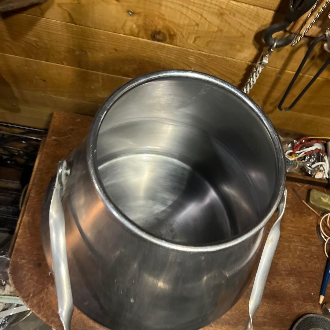 ヴィンテージ　ステンレスミルク缶