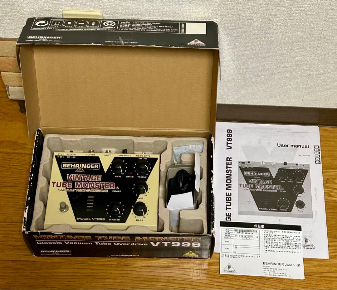 ギター BEHRINGER VINTAGE TUBE MONSTER VT999