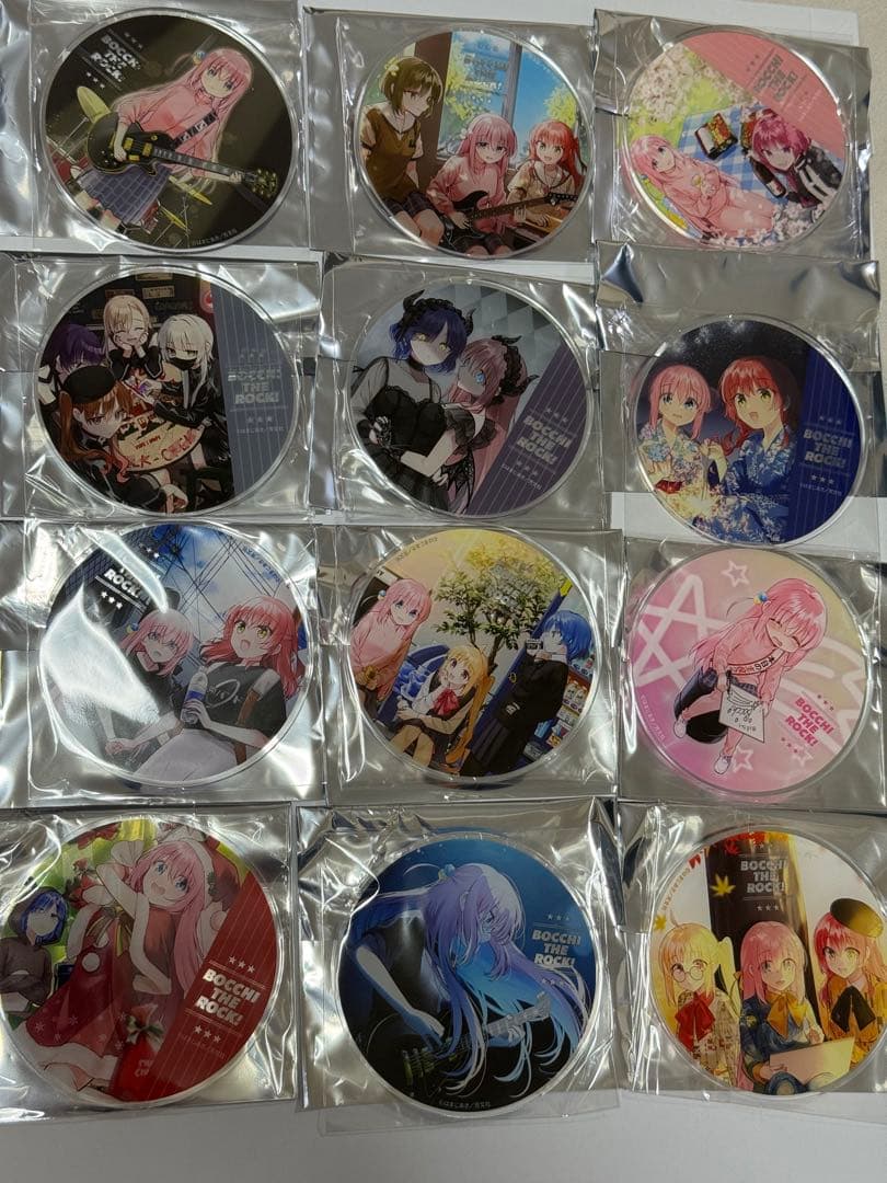 ぼっち・ざ・ろっく！ グラッテ アクリルコースター　全12種　コンプ　アニメイト