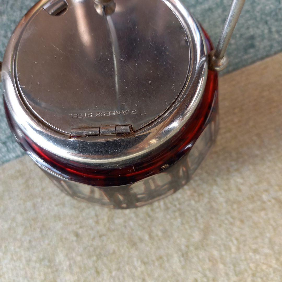 切子のシュガーポット　キッチン　置物