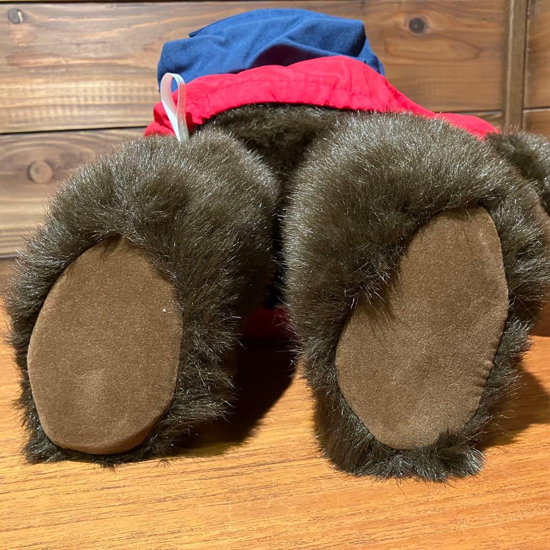 llbean teddy bear コラボ　ぬいぐるみ　アノラックパーカー　赤