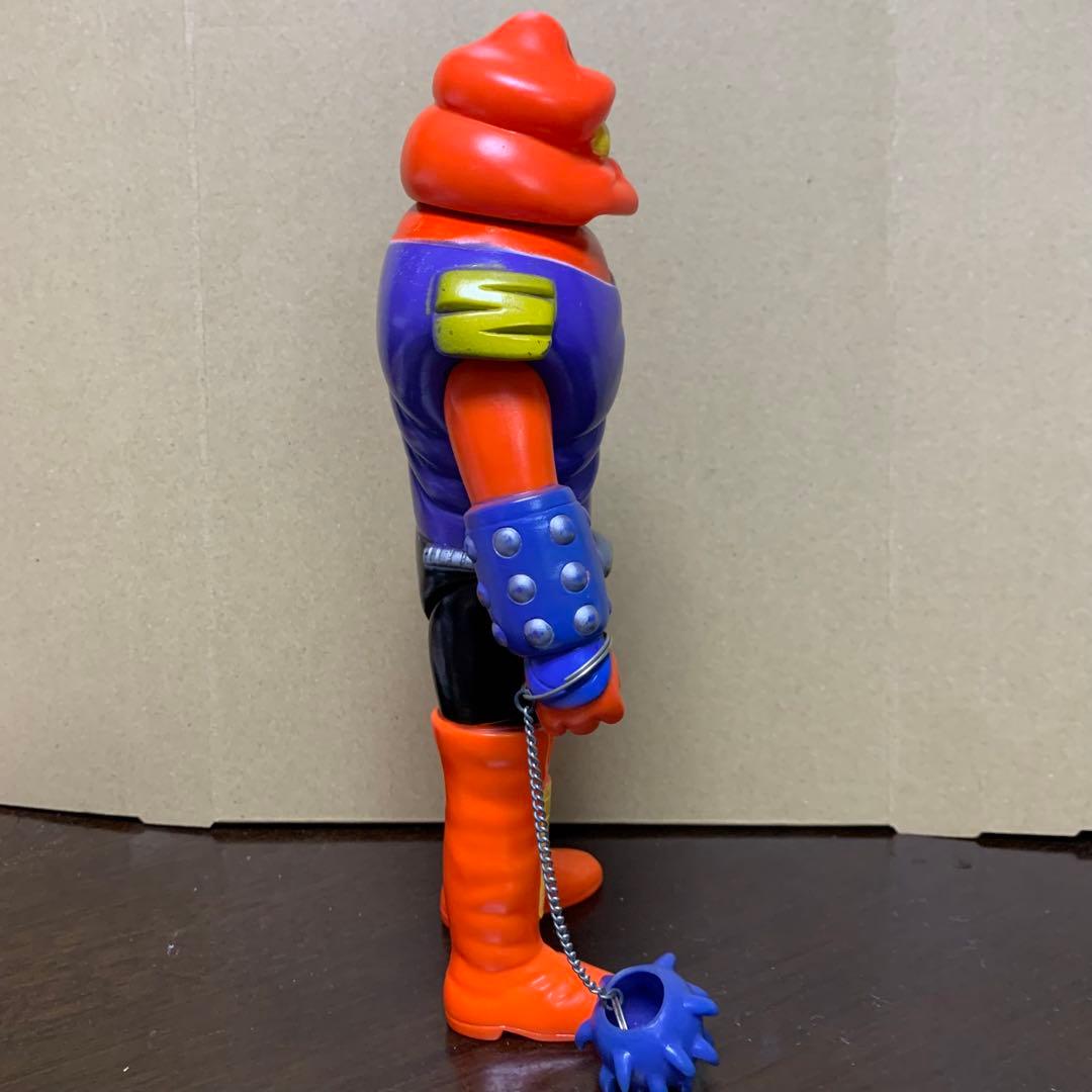 当時物 美品 ソフビ アクマイザー3 ガブラ スタンダードサイズ 武器、袋付き