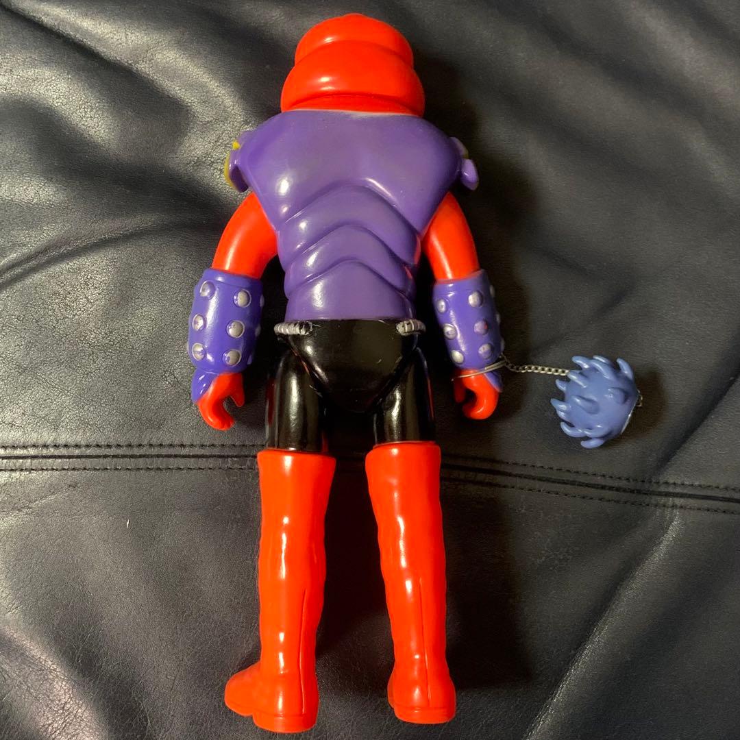 当時物 美品 ソフビ アクマイザー3 ガブラ スタンダードサイズ 武器、袋付き