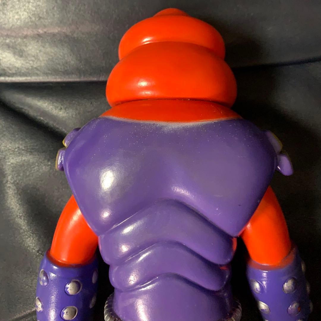 当時物 美品 ソフビ アクマイザー3 ガブラ スタンダードサイズ 武器、袋付き