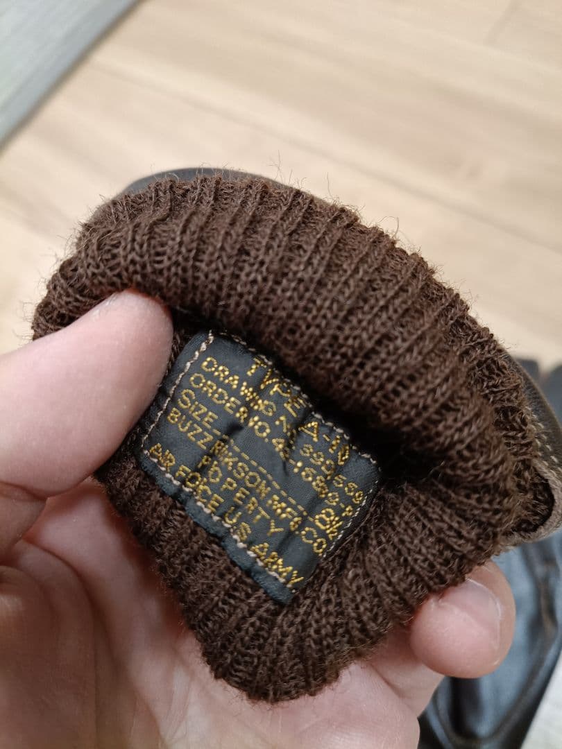 バズリクソンズ レザーグローブ 手袋 A-10 ブラウン