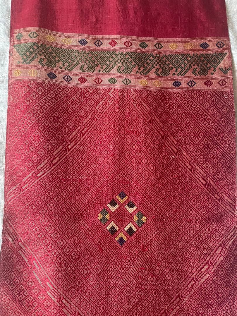 アンティークタイシルク　手織