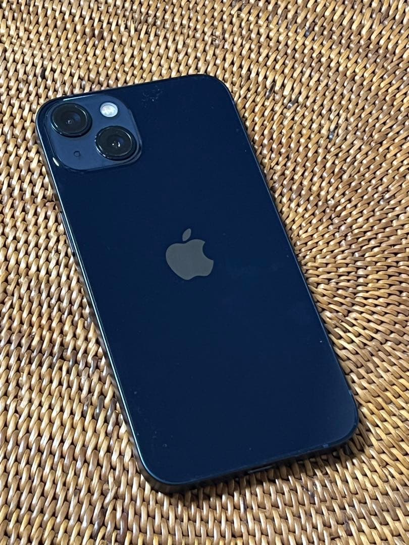 M*s様 美品 箱あり iPhone 13 128GB ガラスフィルム2枚付　タ