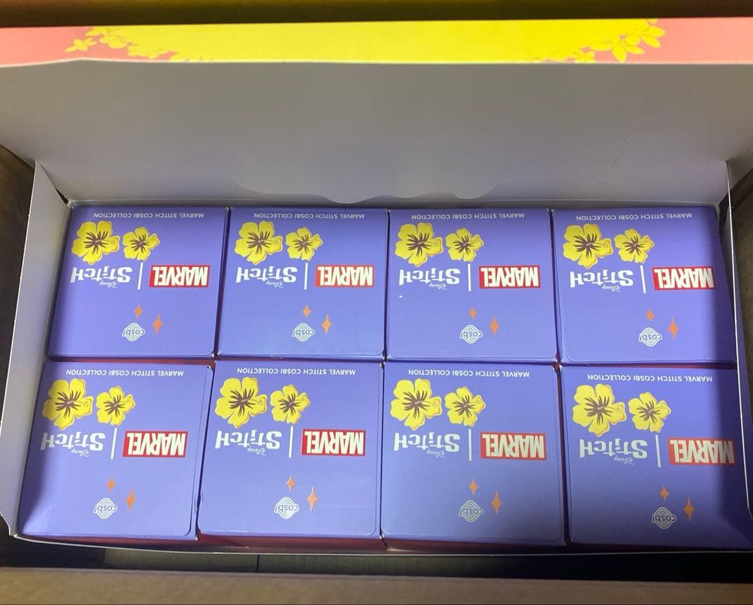 コスビ　マーベル×スティッチ8種セット未開封品