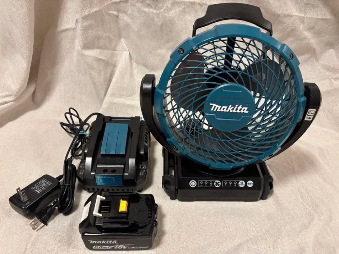 マキタ 充電式ファン羽根径18cm リチウムイオンバッテリBL1860B 18V
