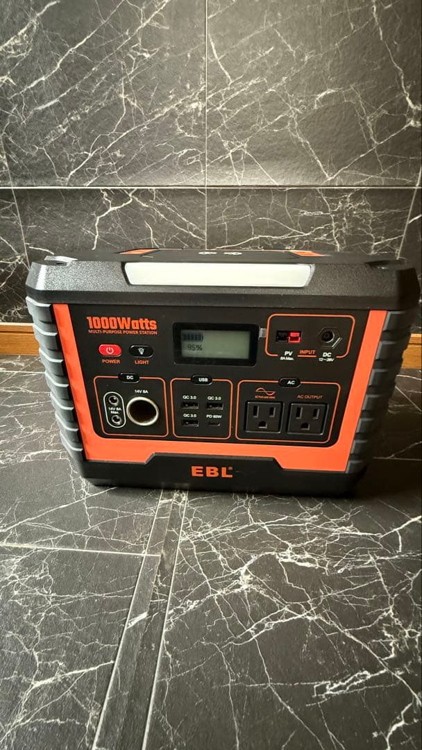 EBL ポータブル電源 1000W 999Wh/270000mAh