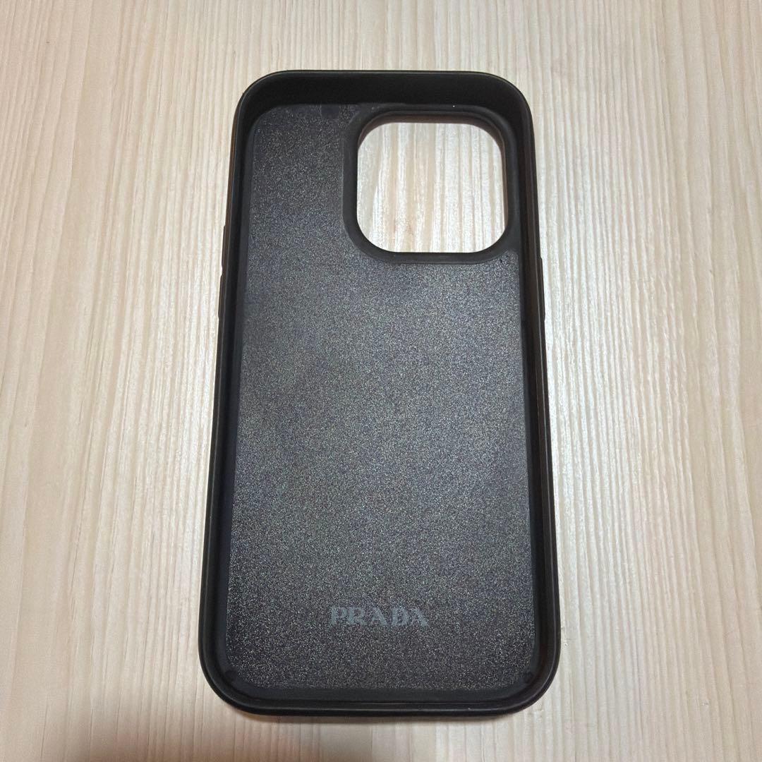 PRADA ブラック レザー iPhoneケース
