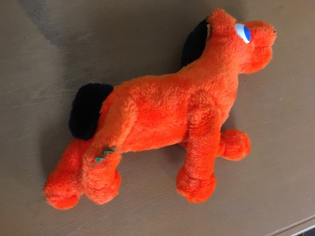 未使用 中古 GUMBY ガンビー 特大・大ぬいぐるみ フィギュア セット