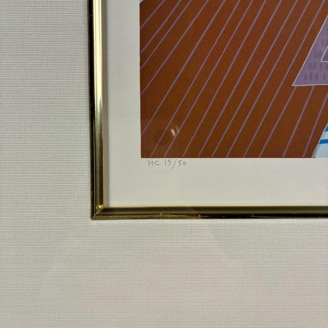 美品 トーマス・マックナイト「マダケット」シルクスクリーン サイン入 画廊シール