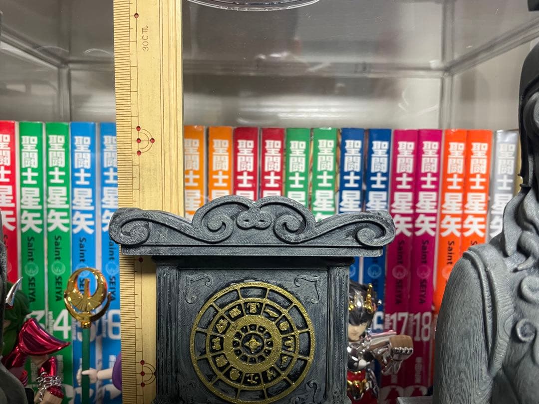 聖闘士星矢 アテナ像胸像 火時計 台座付き 海外製 聖闘士聖衣神話EX