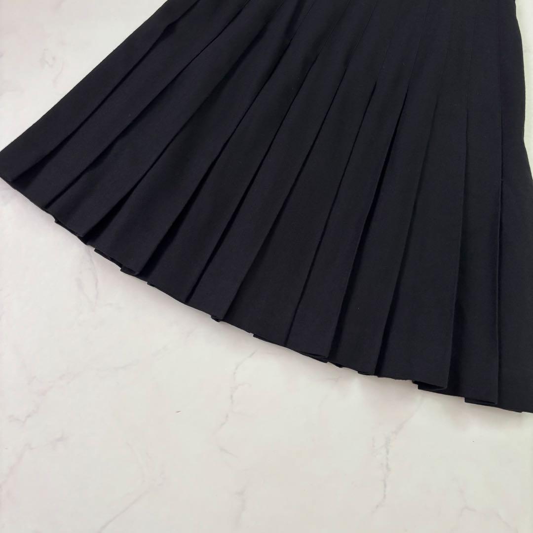 近年モデル マーガレットハウエル×フォックスブラザーズ ウール プリーツスカート