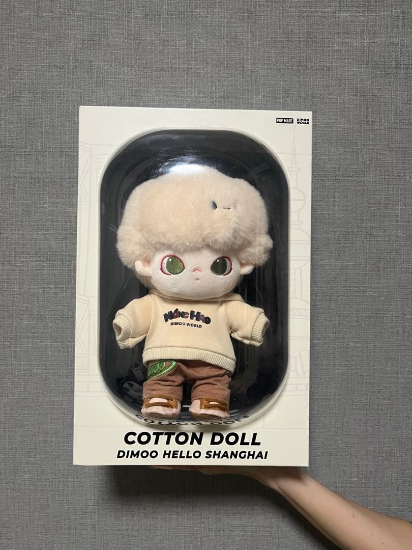 ぬいぐるみ COTTON DOLL DIMOO HELLO SHANGHAI