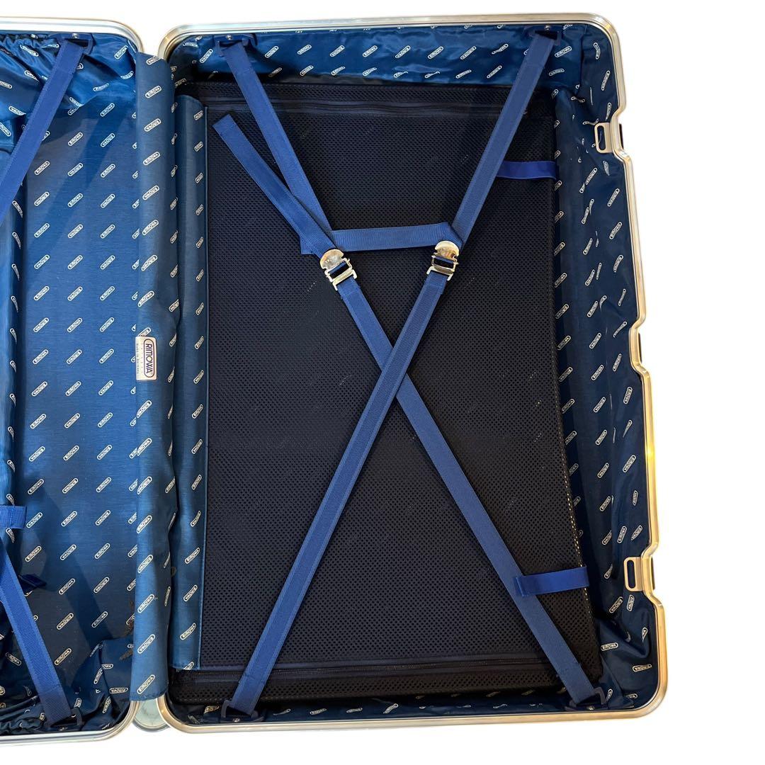 【希少・廃盤】青ロゴ リモワ トパーズ 推定84L 4輪 プルタブ 大容量