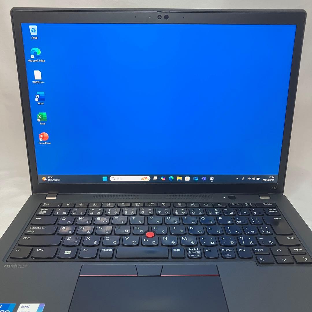 美品 ThinkPad X13 Gen2 第11世代 i5 8GB WUXGA