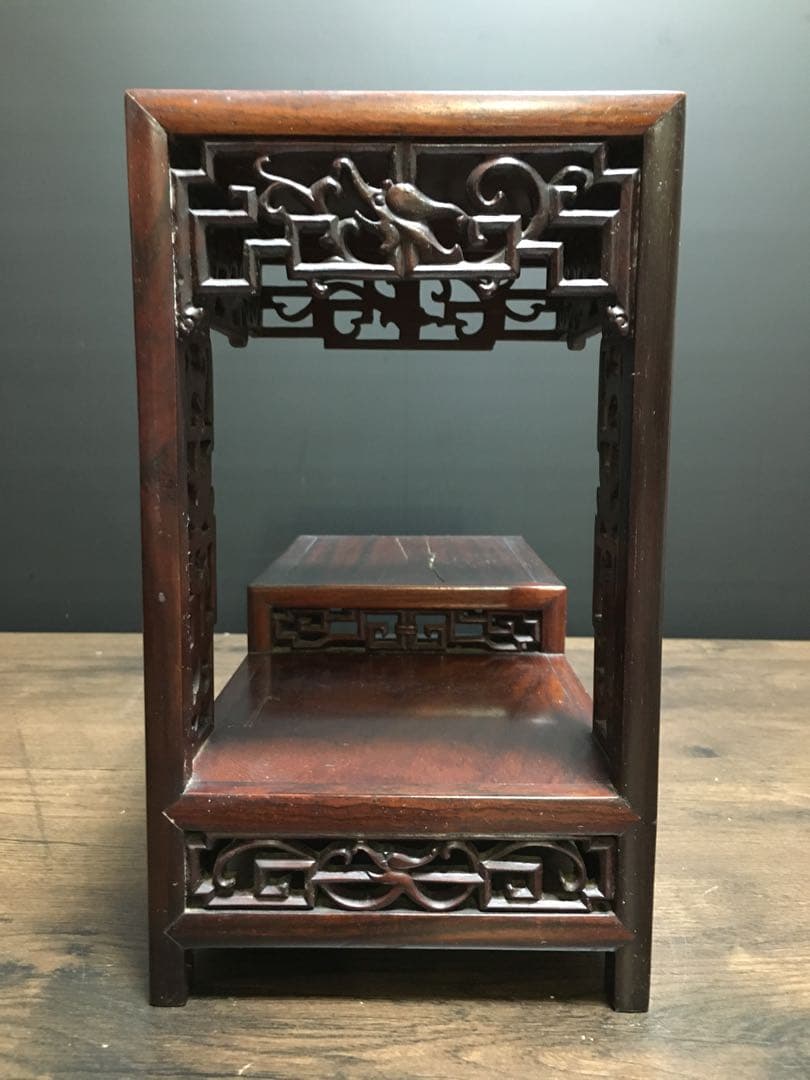 骨董　時代物　花台飾台