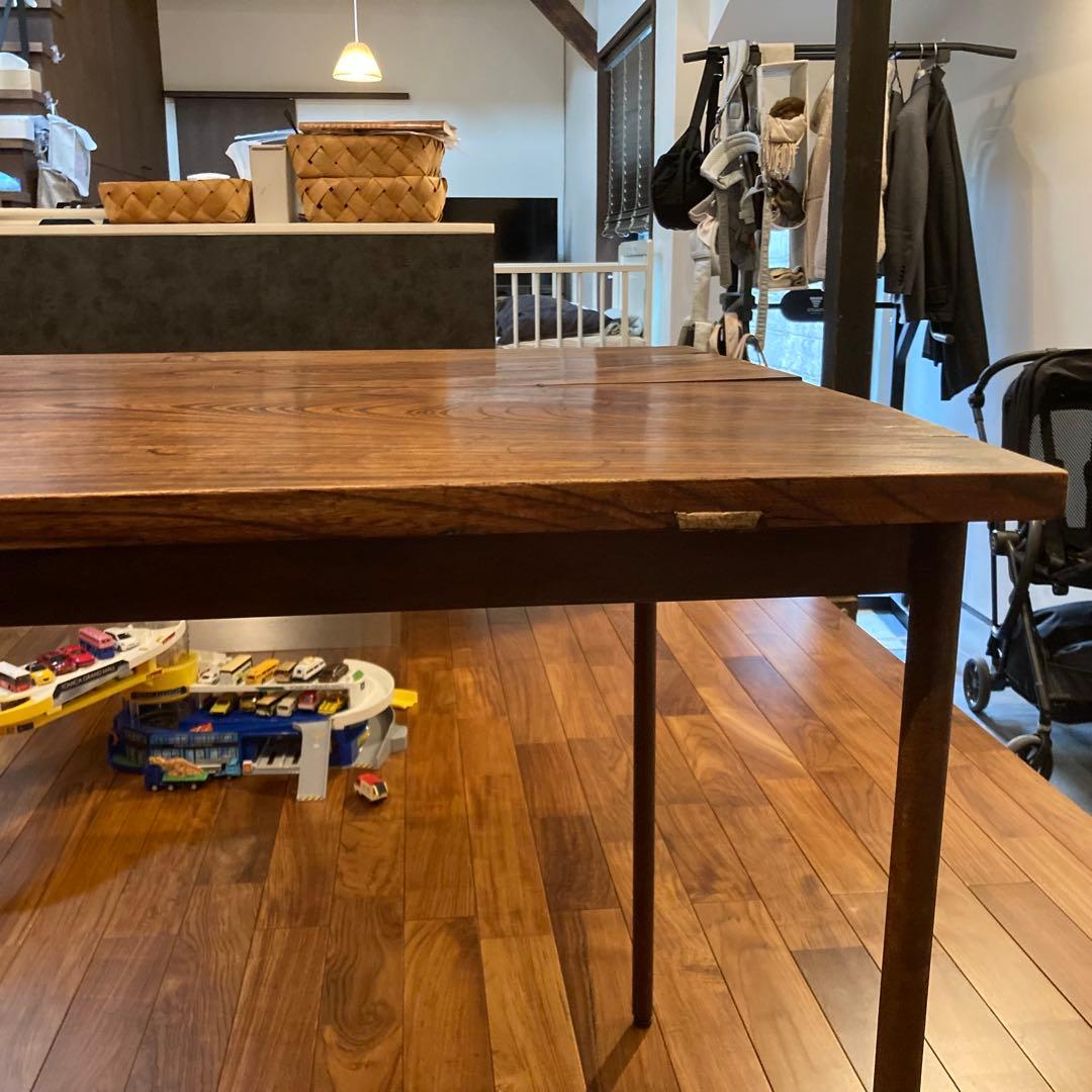 古材ダイニングテーブル　アンティーク やっほ京都 ケヤキ
