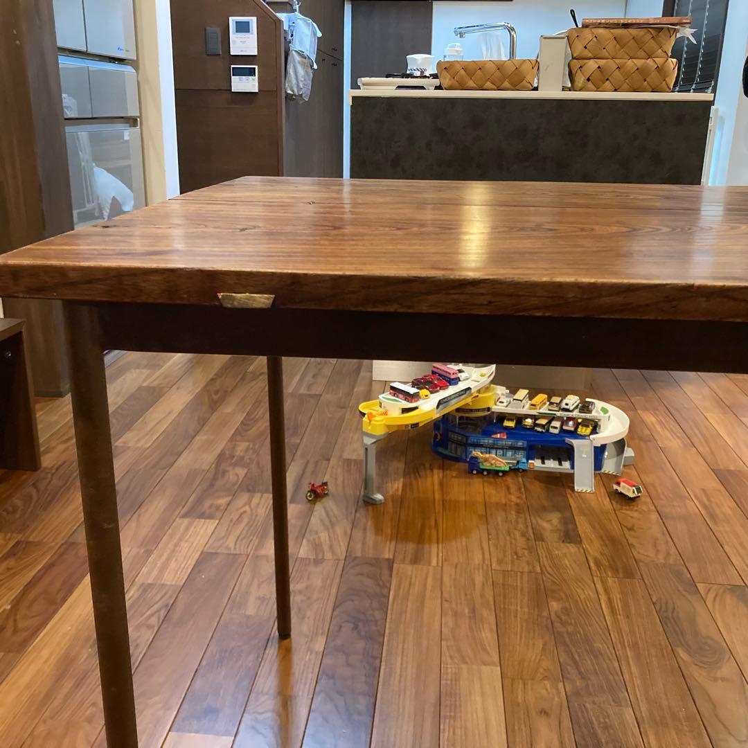 古材ダイニングテーブル　アンティーク やっほ京都 ケヤキ