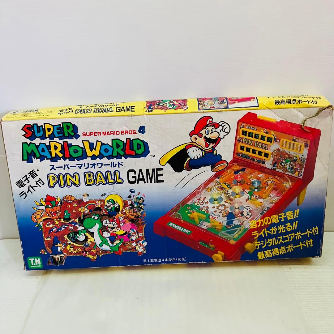 当時物／激レア スーパーマリオワールド ピンボールゲーム 野村トーイ