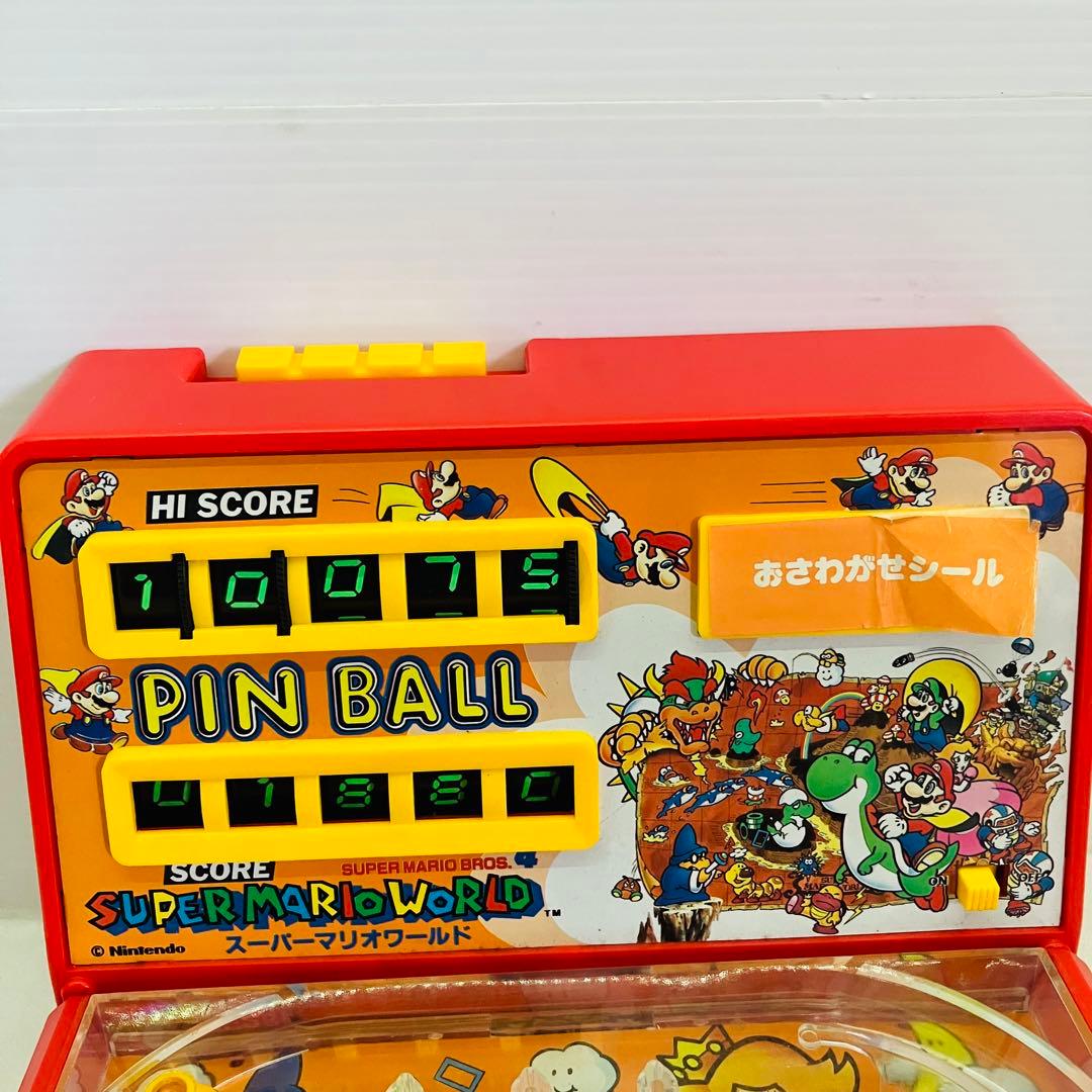 当時物／激レア スーパーマリオワールド ピンボールゲーム 野村トーイ