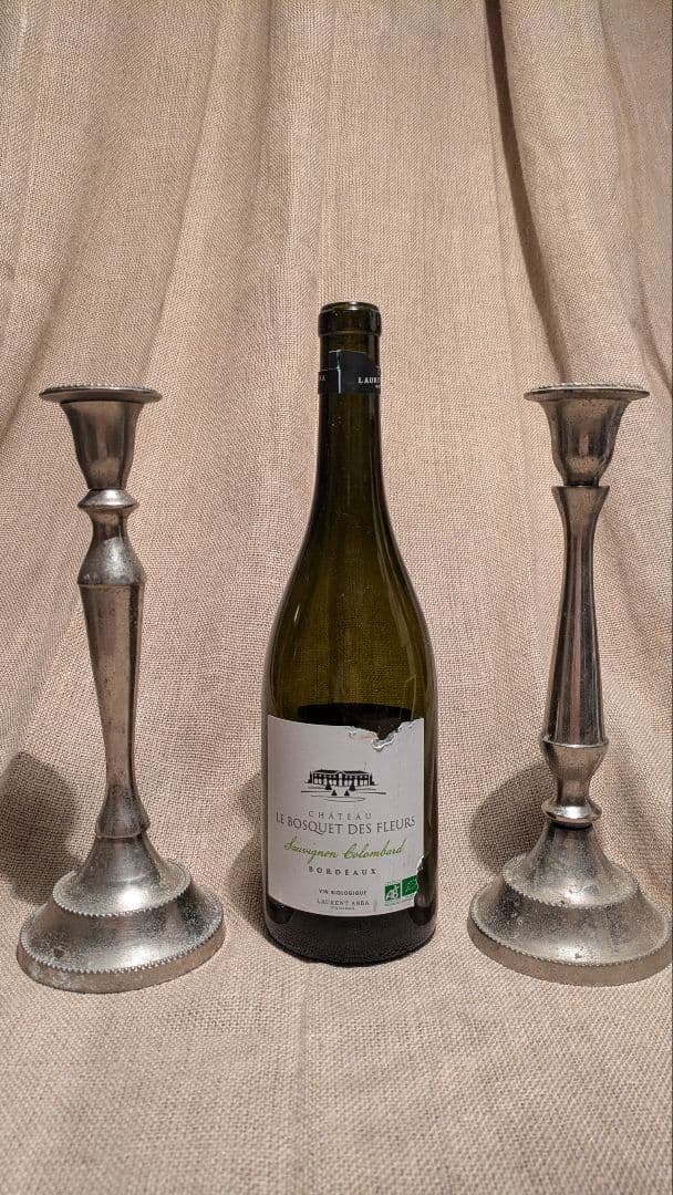 フランスアンティーク エレガント キャンドルホルダー 燭台 2個セット