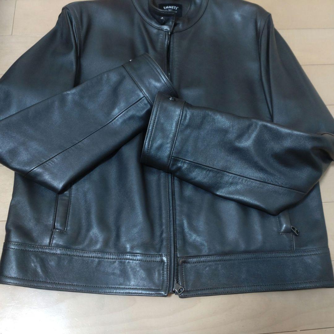 【極美品】EMMETI JURI シングルライダース　MARRONE 48タグ付