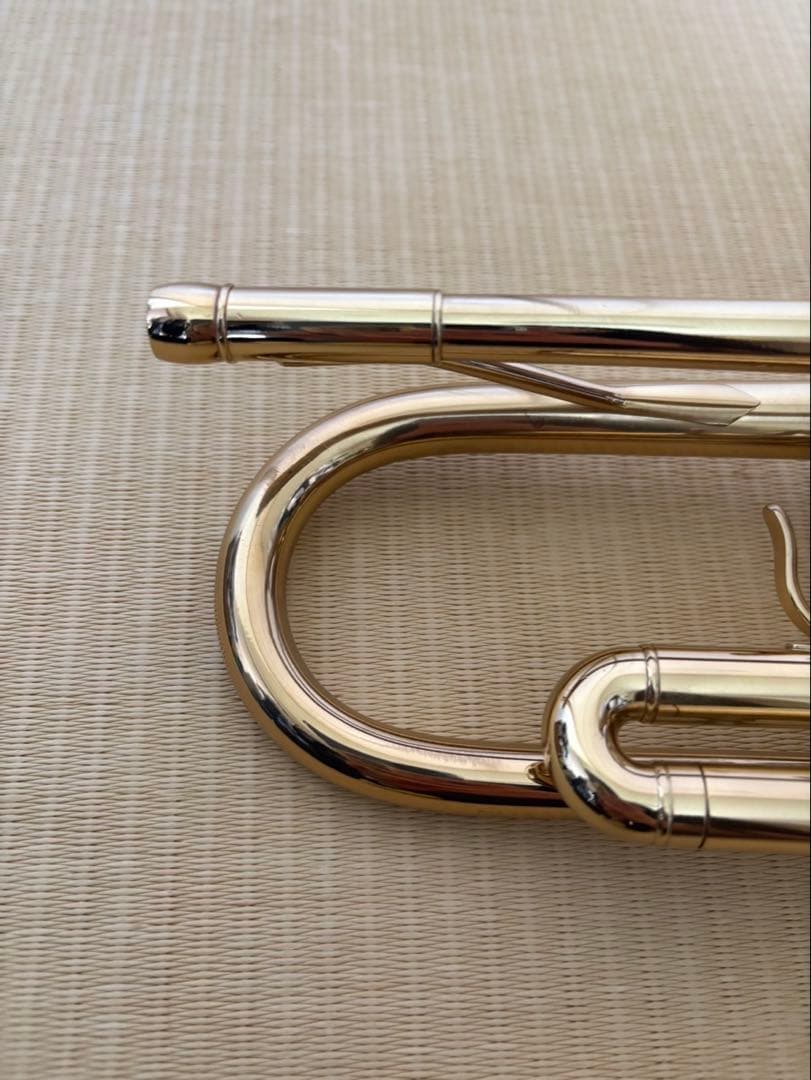 BQKOZFIN トランペット 初心者入門セット Bb調 管楽器 真鍮製 美品