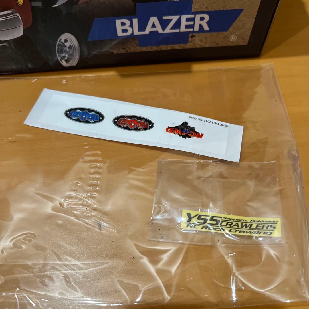 【新品】RC4WD シボレーブレイザーボディ　オプション付き　未使用品