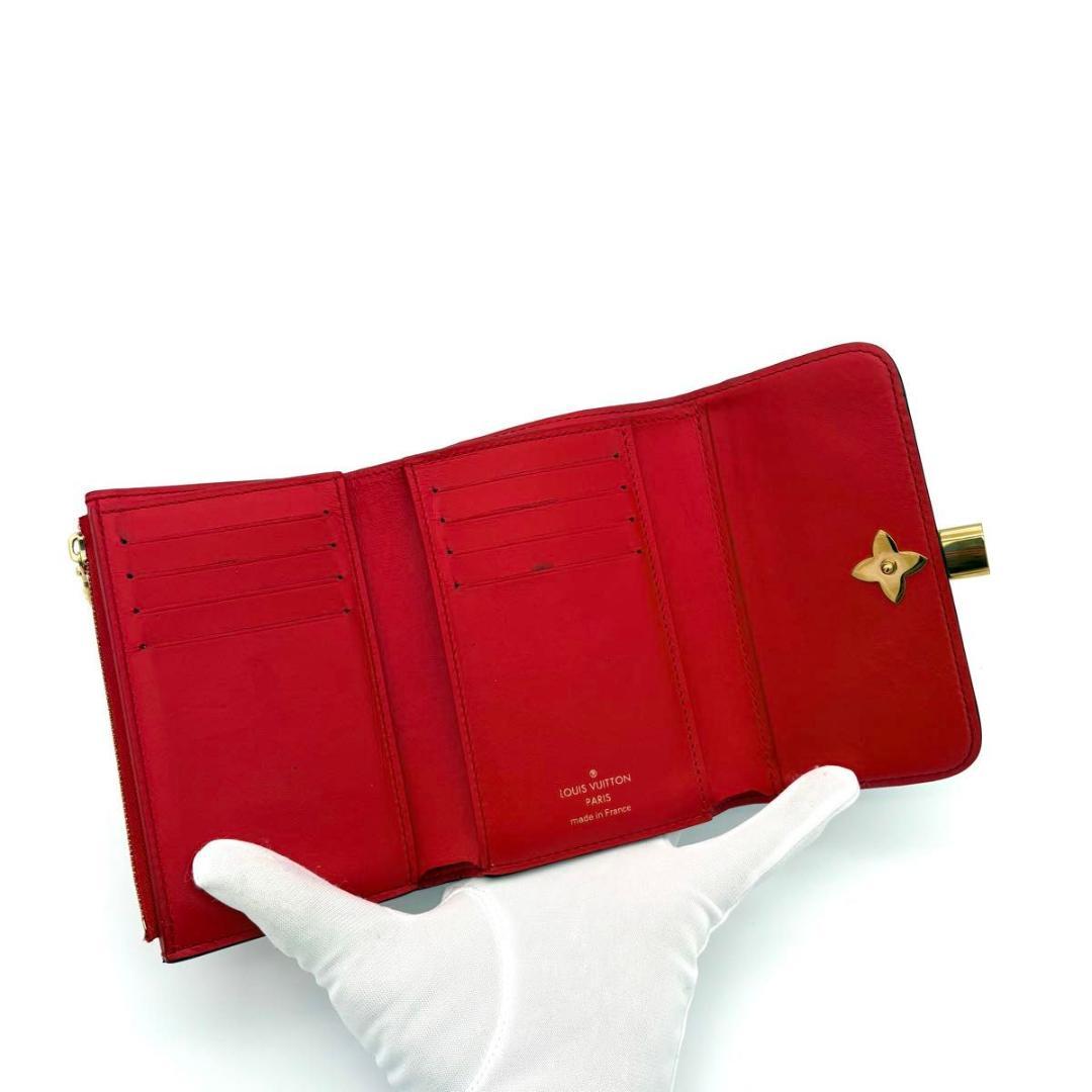 ルイヴィトン 折財布 モノグラム ポルトフォイユ フラワー コンパクト 2261