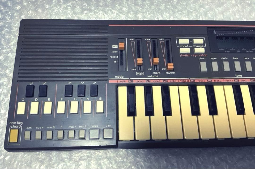 Casio PT-31☆セミアナログ式シンセサイザー☆昭和レトロ☆日本製☆