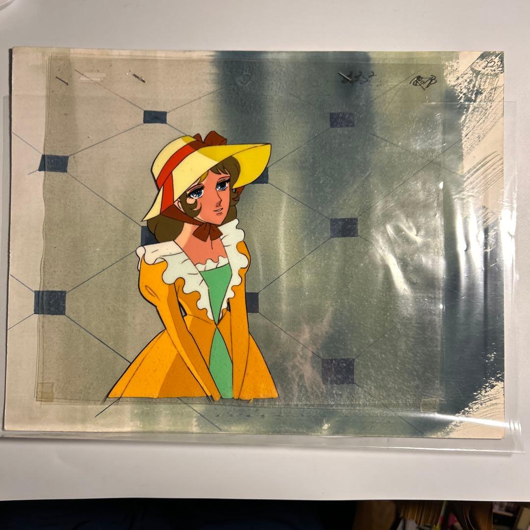 池田理代子「ベルサイユのばら」セル画＋直筆背景　出崎統