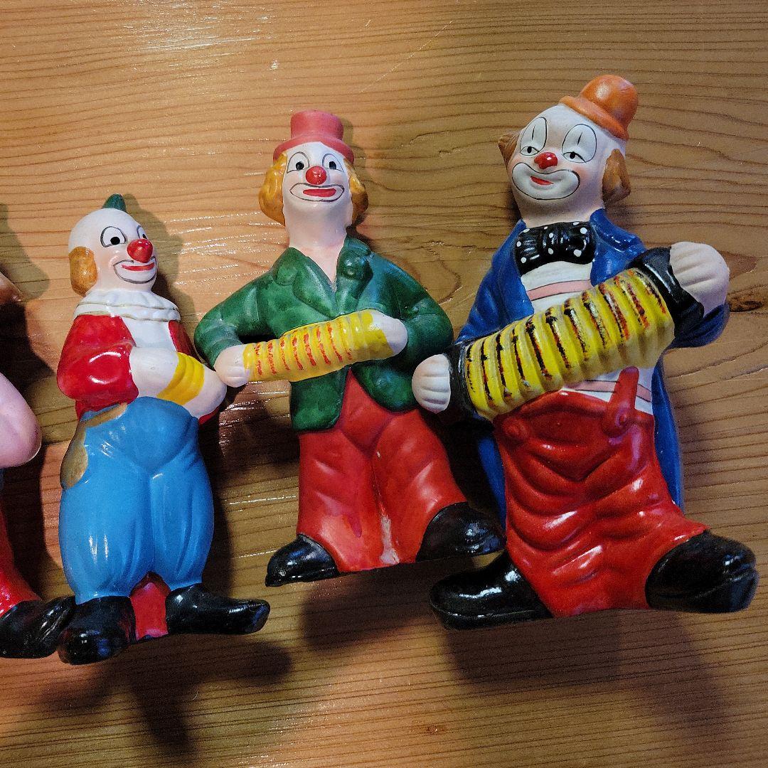 ピエロ アンティーク 陶器 5体