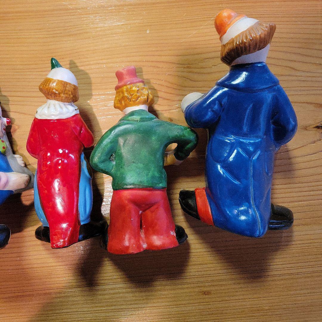 ピエロ アンティーク 陶器 5体