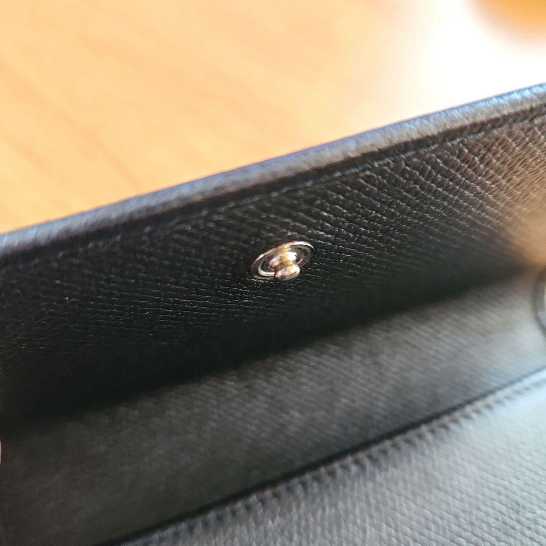 CHANELココボタン 三つ折り財布 ブラックレディース