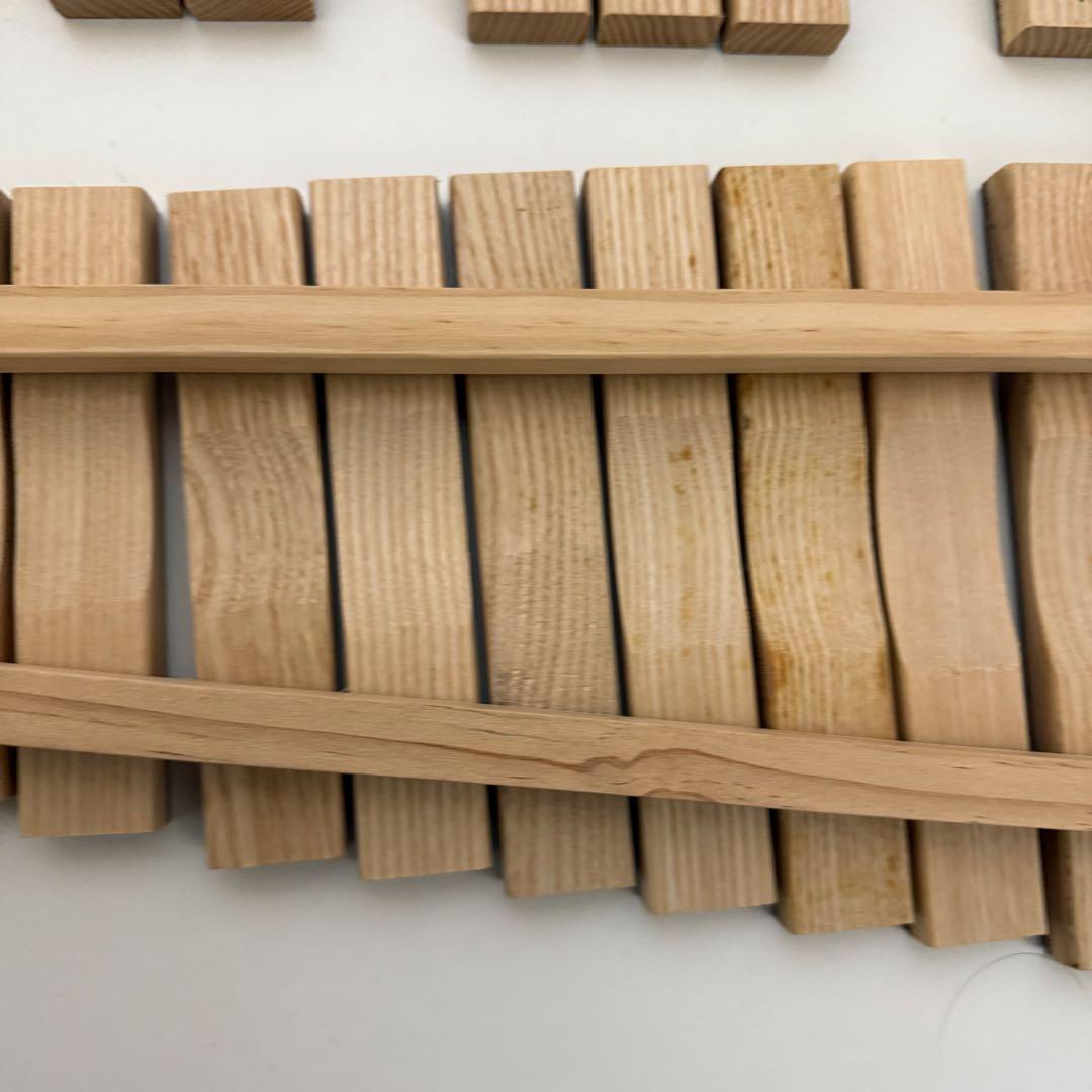 木琴 ゼンオン 紐交換済み 全音楽譜出版社 30音 半音 赤いキャリーバッグ付き