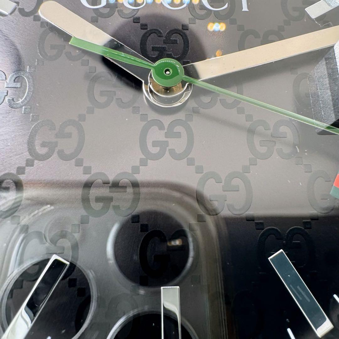 GUCCI グッチ シマ テーブルクロック YC210008 電池交換済み