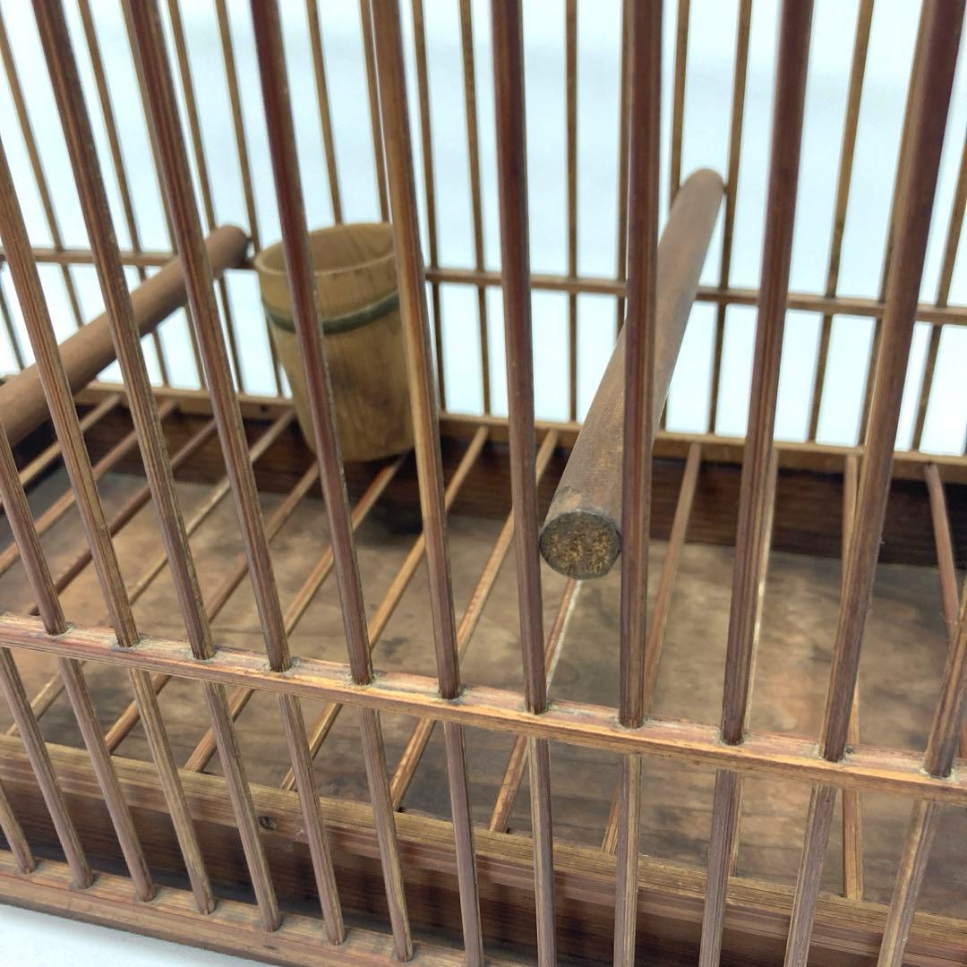 鳥籠 鳥かご レトロ竹細工