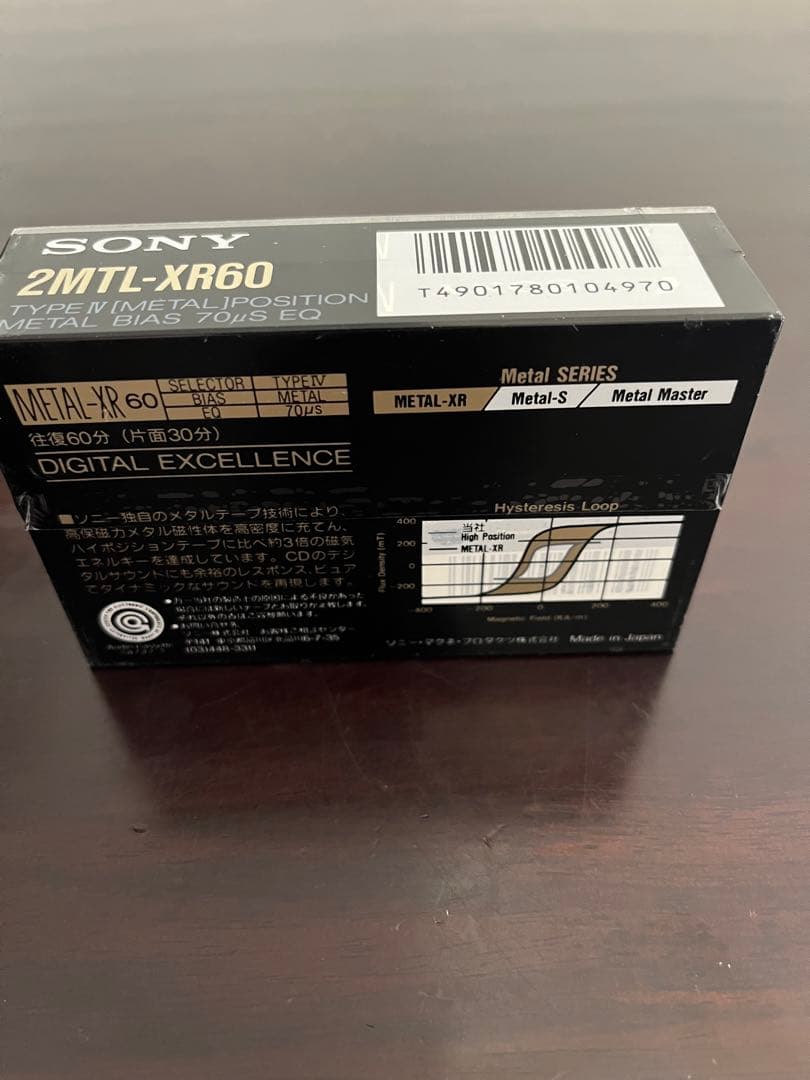 SONY L-XR 60　カセットテープ 2パック　未開封品