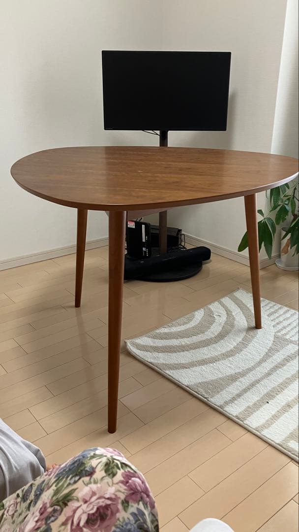 7月限定！NOCE ダイニングテーブルBF2458 ウォールナット